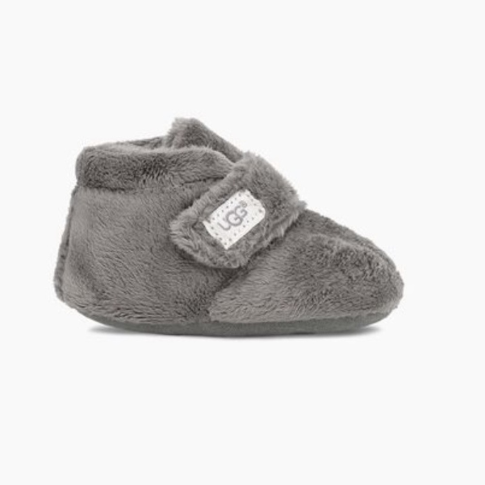 UGG Grey Plush Baby Bootie